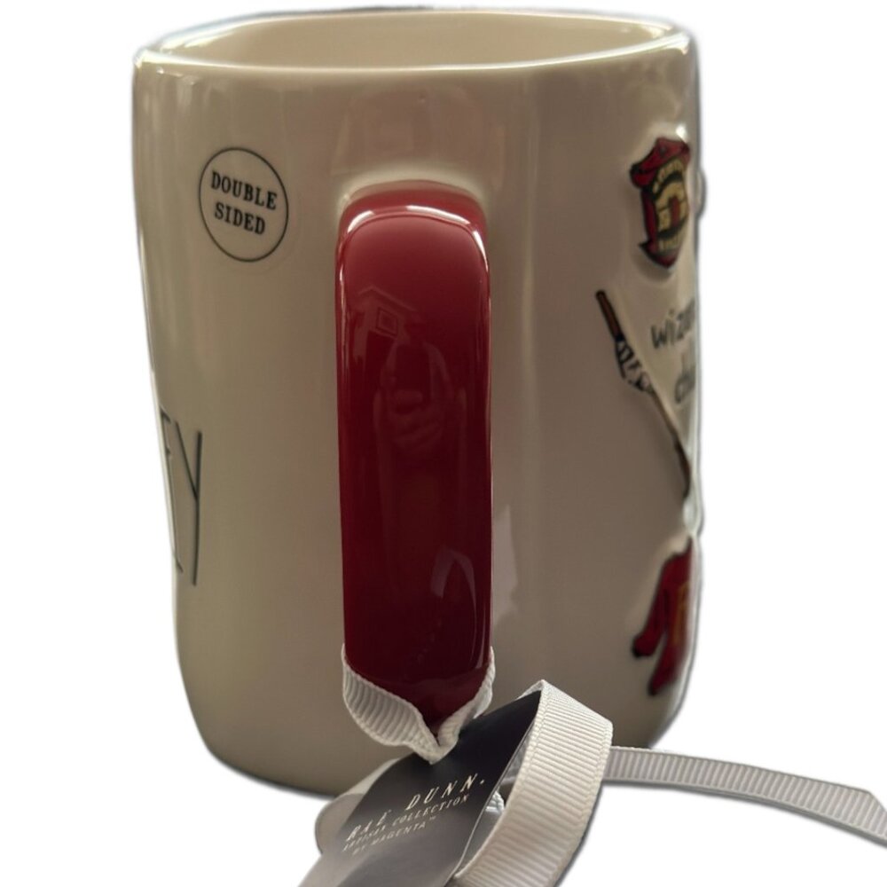 Harry Potter Gift Idea: Rae Dunn Wizard Chess Champion Double Sided Mug NWT - Picture 3 of 6
